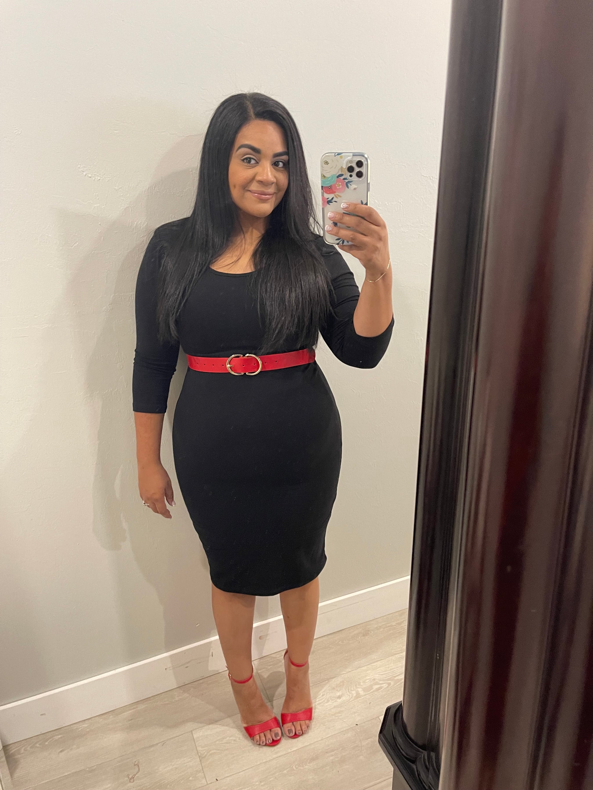 Scoop neck dress (Black) Zio's Fashion Scoop neck dress (Black) Zio's Fashion