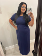 Load image into Gallery viewer, Navy Maxi dress
