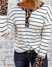 Load image into Gallery viewer, Leopard detail long sleeve
