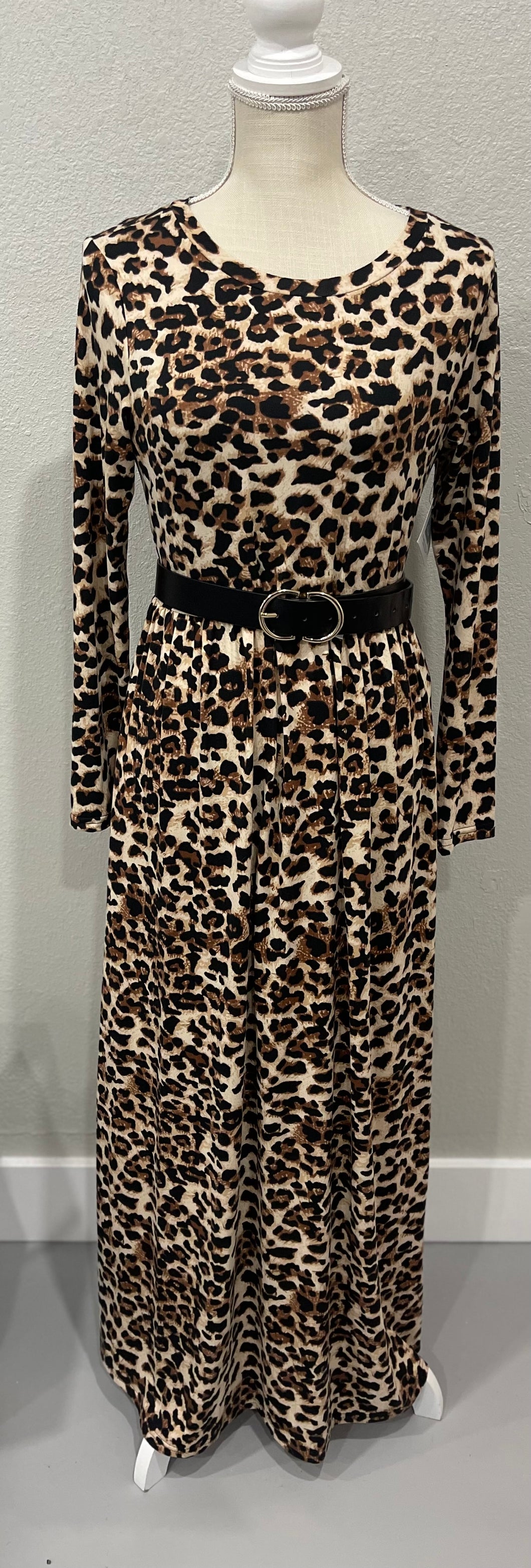 Maxi Cheetah Dress